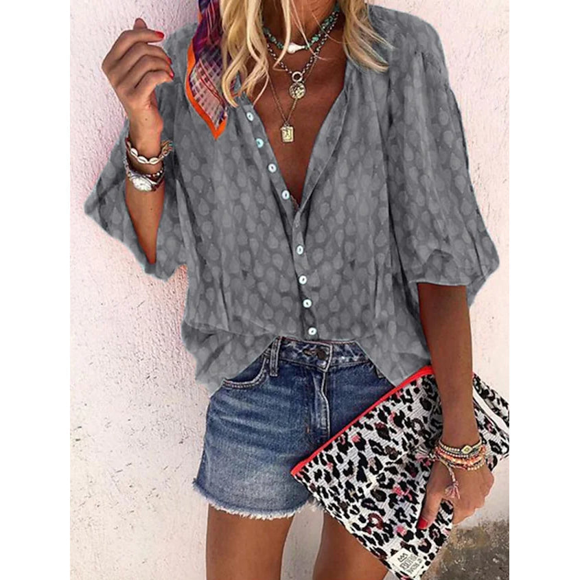 Women's Elegant Vintage Shirt Top